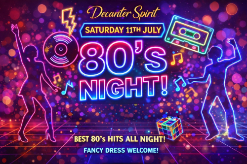 THE COUNTDOWN IS ON… 80’s NIGHT IS BACK!